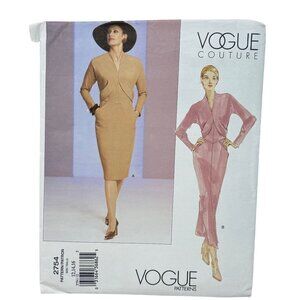 Vogue Couture Vtg Inspired #2754 Dress Sewing Pattern Sizes‎ 12-14-16 New Uncut!